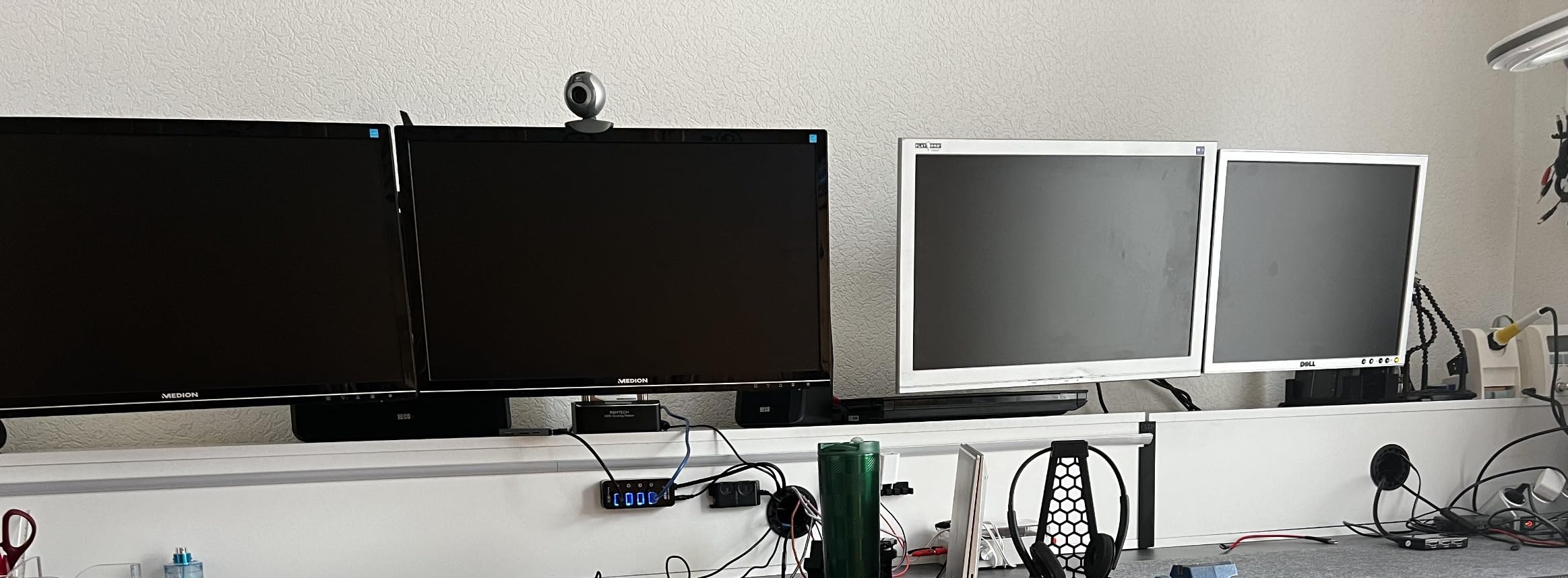 Mount-It! Monitorarm Für Große Ultrawide-Bildschirme – Bis 57 Zoll, 25 Kg, Gasfeder, Voll Beweglich
