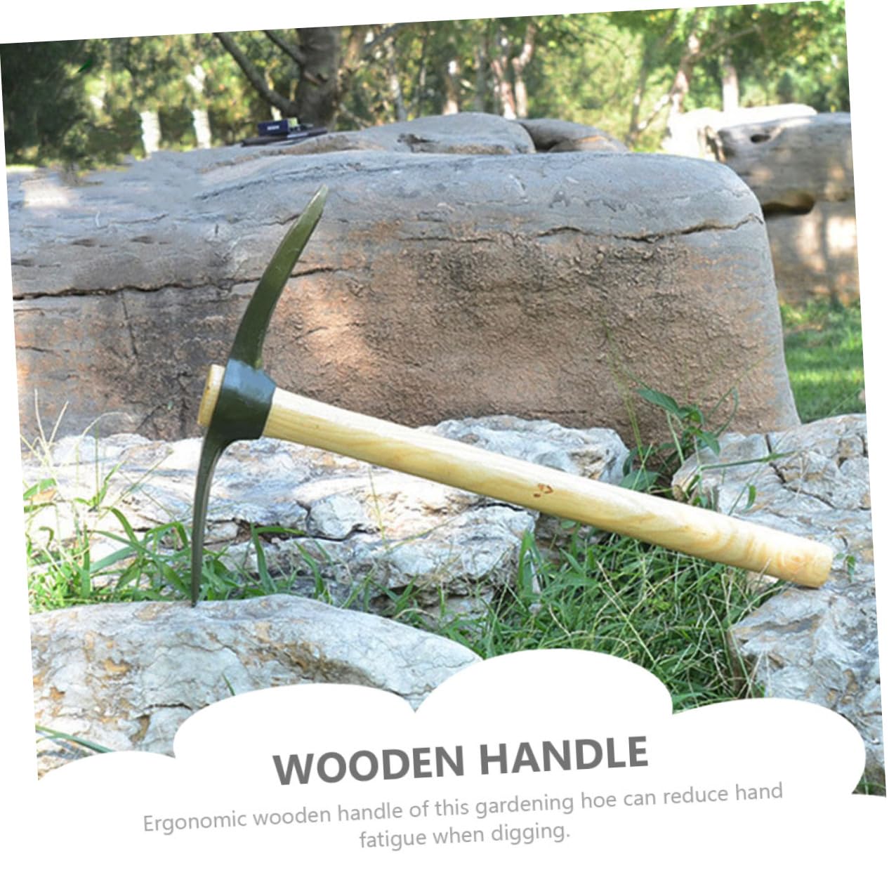 POPETPOP 3 Pz scelta da giardino strumenti da giardinaggio kit da giardinaggio azione tenuto attrezzi giardinaggio kit giardinaggio utensili piccone a mano strumenti di scavo acciaio