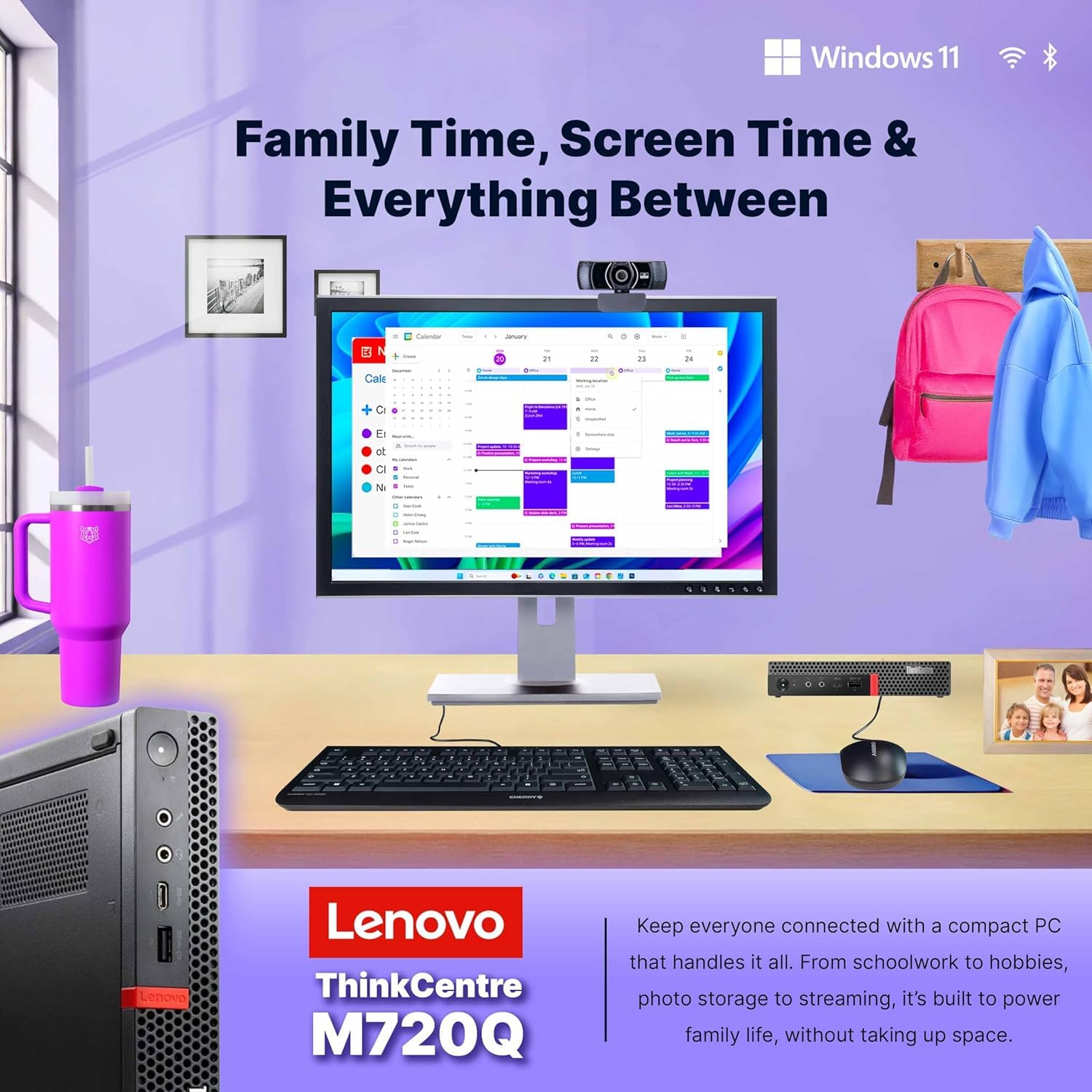 Amazon.com: Lenovo M720Q ThinkCentre Mini PC | Windows 11 Pro