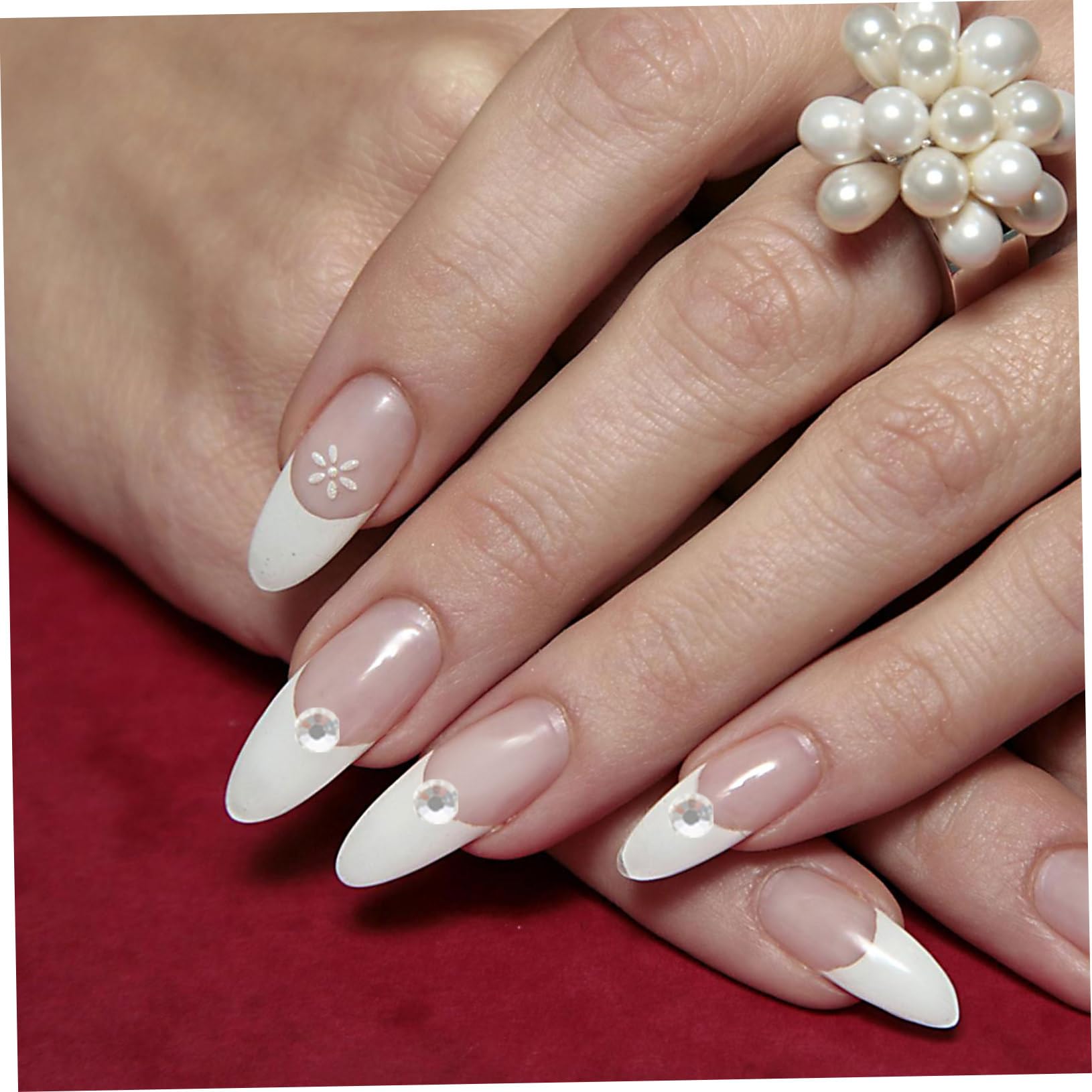 VALICLUD 5 Set Accessori Per Nail Art Con Strass Gemme Di Nail Art Ab Glitter Uv Decorazioni Unghie Ciondolo Per Unghie Fai Da Te Ciondoli in Strass Per Unghie Pp 2 Scatole*5