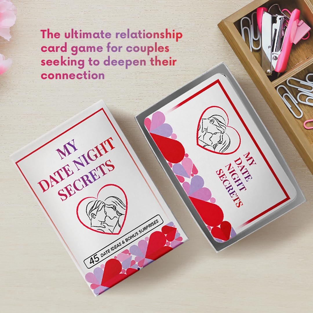 Valentines Day Gift For Her,Him 40 Scratch Off Date Night Ideas Card Games Couple Gifts For Boyfriend, Wife,Husband, Romantic Newlywed And Wedding