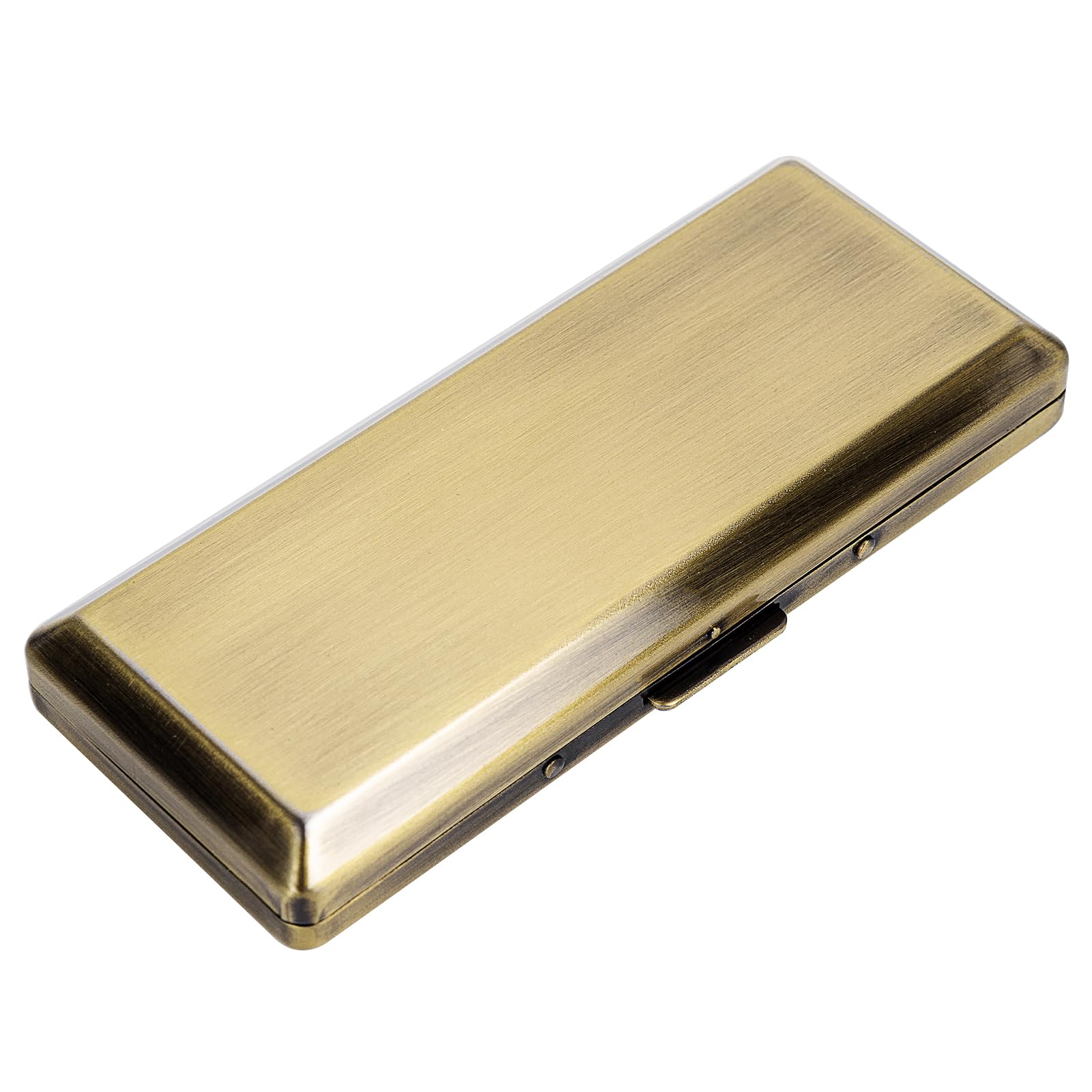 Portasigarette In Metallo Portatile Per Uomini E Donne, In Grado Di Ospitare Sigarette Da 18-20 100mm (20pcs 100's, Rose Gold Portasigarette Slim