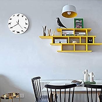 Amazon.co.jp: 壁掛け時計サファリ動物壁掛け時計ウッドランド