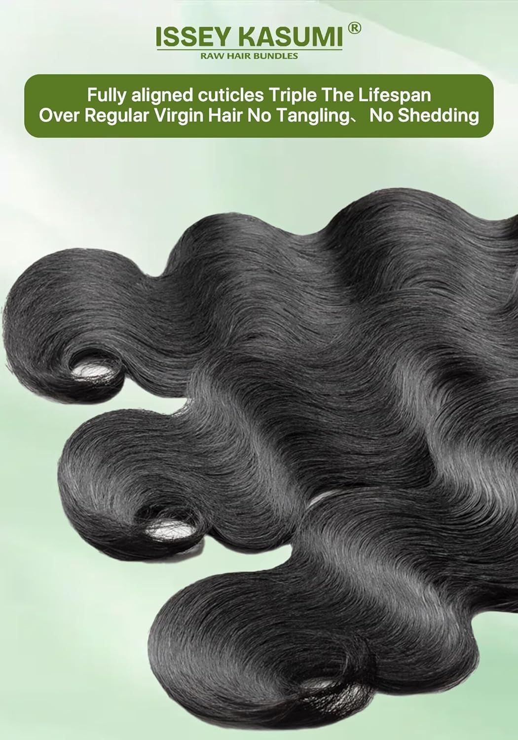 Body Wave Bundles Human Hair,100% Raw Indian Hair Wavy 3 Bundles,Triple The Lifespan Over Regular Virgin Hair,Keep Texture Silky Soft After Multiple Washes,No Tangle,No Shedding (18 20 22 Inch)