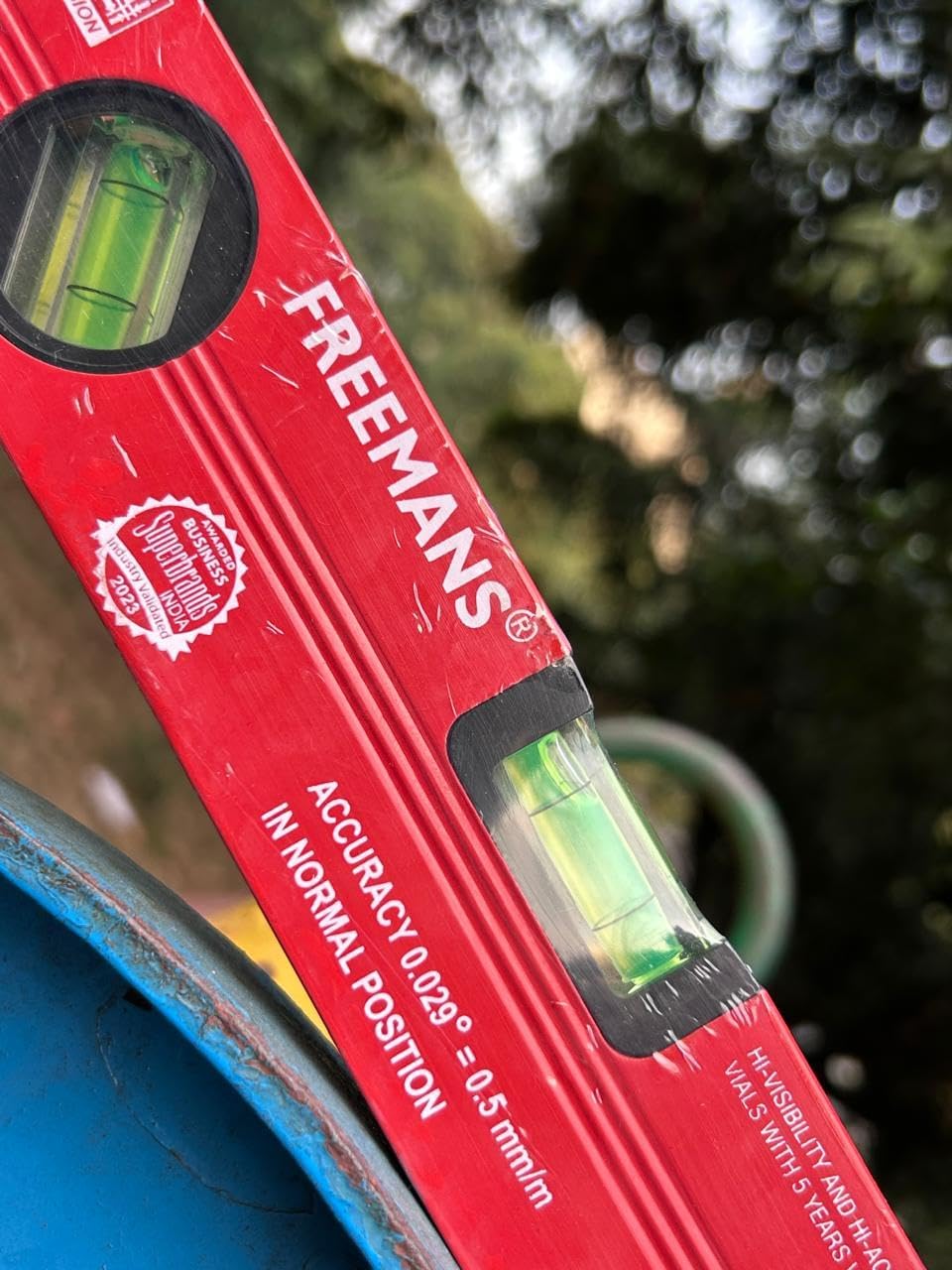 9 Inch Magnetic Torpedo Level with 3 Bubble Vials for Home and Construction Use