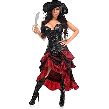Daisy corsets womens Daisy Corsets Top Drawer 4 Pc Premium Pirate Corset Costume