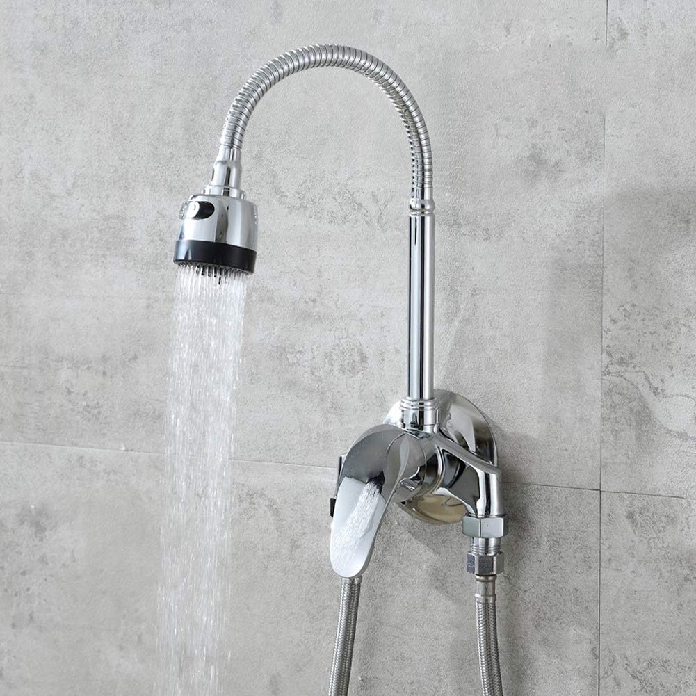 Valvola Miscelatrice per Rubinetto Doccia, Rubinetti da Bagno G1/2In Argento Doccia Vasca da Bagno Valvola Corpo Doccia Rubinetti da Bagno Kit Doccia Sistema Doccia Maniglie Doccia