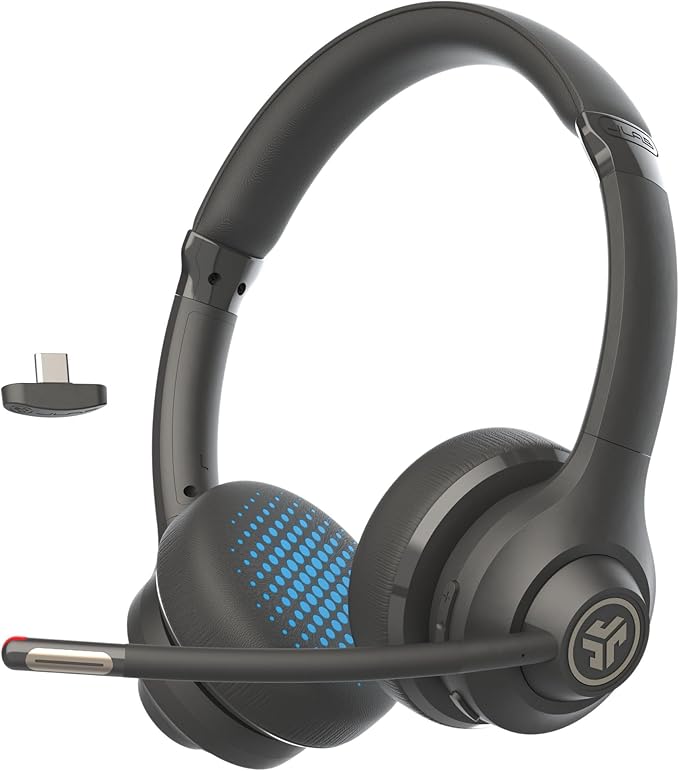 JLab Go Work 2nd Gen Bluetooth Headset mit Mikrofon & USB C Dongle, Akku 55h+, Wireless Headset PC mit Noise Cancelling Mikrofon, kabellos & per Kabel: Amazon-Kaufcheck, Preis und Alternativen 2026