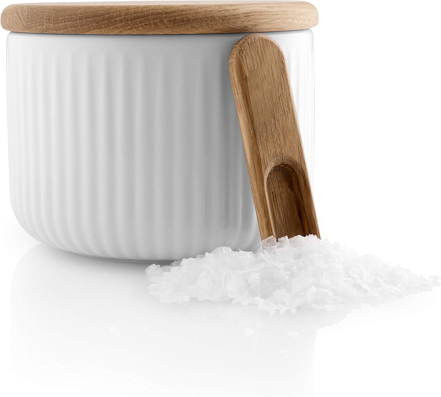 Eva Trio Legio Nova salt cellar with lid and spoon