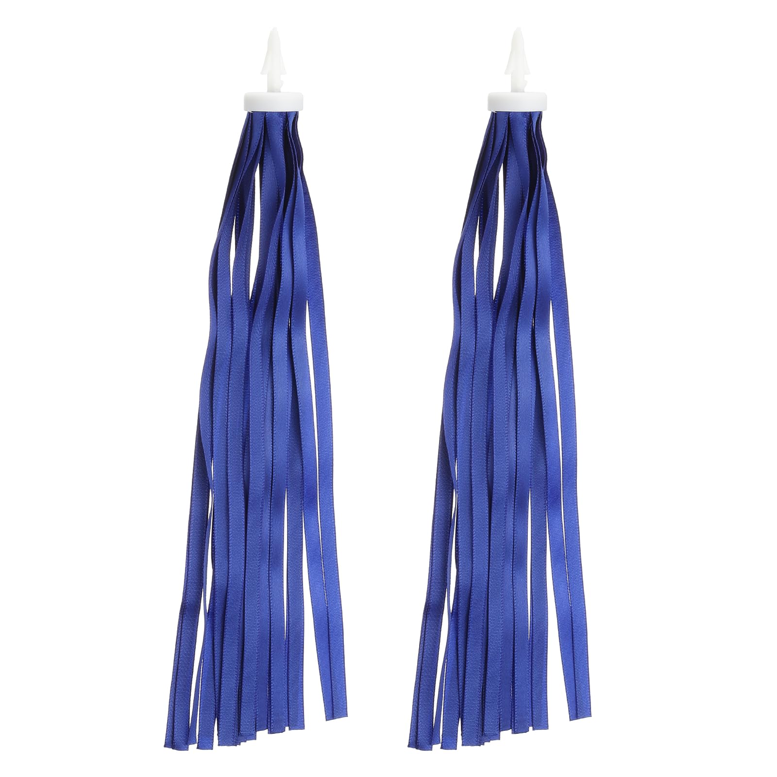 PATIKIL Bike Streamers, Colorful Scooter Handlebar Tassels Grips Ribbon Accessories Decorations for Bicycle Tricycle Handles, Blue