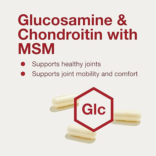 Miniatura 4 de Protocol Glucosamina y condroitina con MSM - Soporte articular* - Suplemento de condroitina MSM - Sin OMG y sin lácteos - 90 cápsulas vegetales