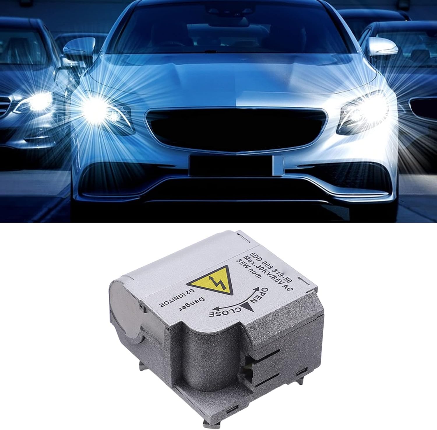 Xenon Ballast Igniter, 0028202526 4E0941471 Headlight Igniter Replacement Easy Installation Stable High Strength for Car