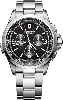 Orologio Cronografo Quarzo Uomo con Cinturino in Acciaio Inox 241780