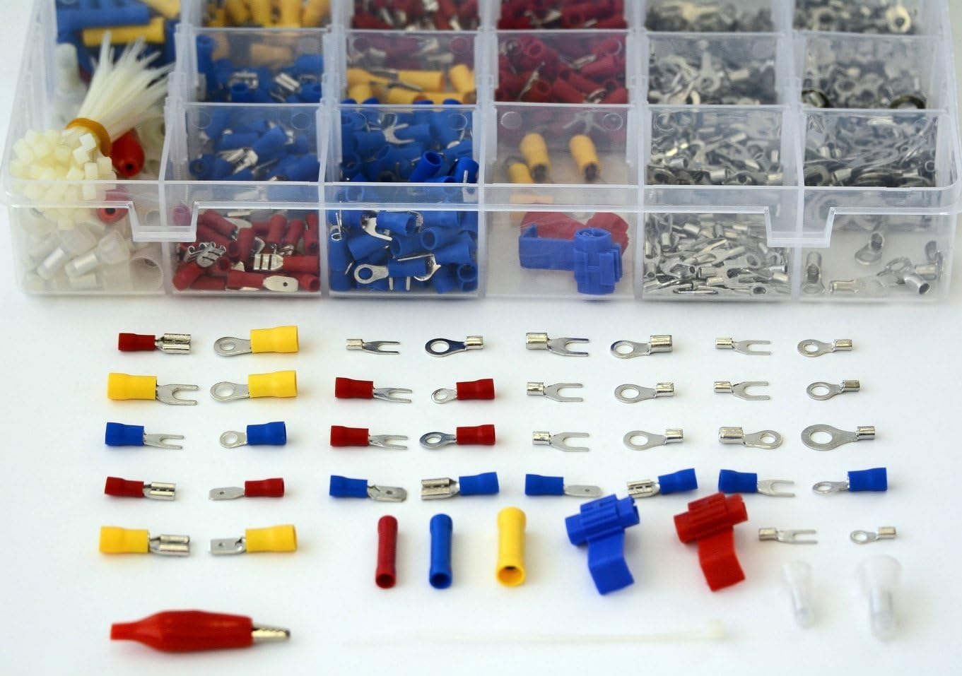 Swordfish 70330-1012 Piece Electrical Connector Terminal Assortment Kit