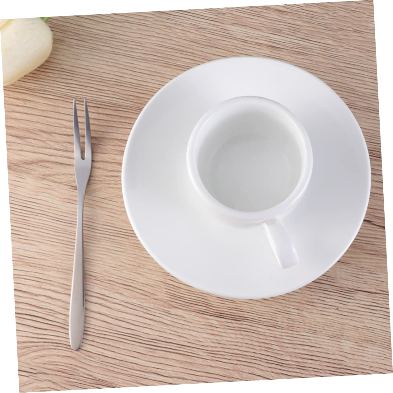 5pcs Cocktail Forks Korean Fruit Fork Cake Fork Dessert Fork Home Use Forks Beautiful Forks Reusable Forks Party Forks Stainless Steel Fruit Pick Stainless Steel Fruit Fork FUNOMOCYA