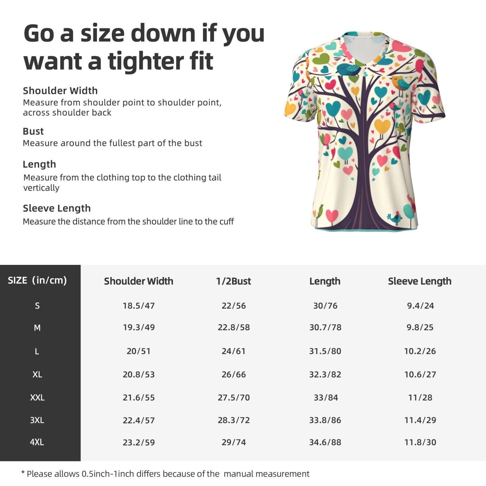 Stylish Athletic Sports Jersey Love-Tree-Birds Men's Rugby Jersey Xx-Large Black