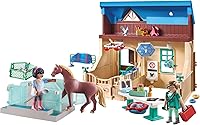 Vista 6 de Playmobil Caballos de la Cascada - Terapia Ecuestre y Práctica Veterinaria