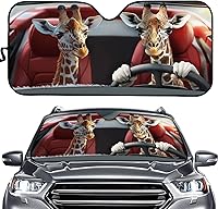 Vista 10 de SEANATIVE Parasol para ventana frontal con bandera estadounidense negra, para mujeres y hombres, bloqueo de calor, para la mayoría de automóviles