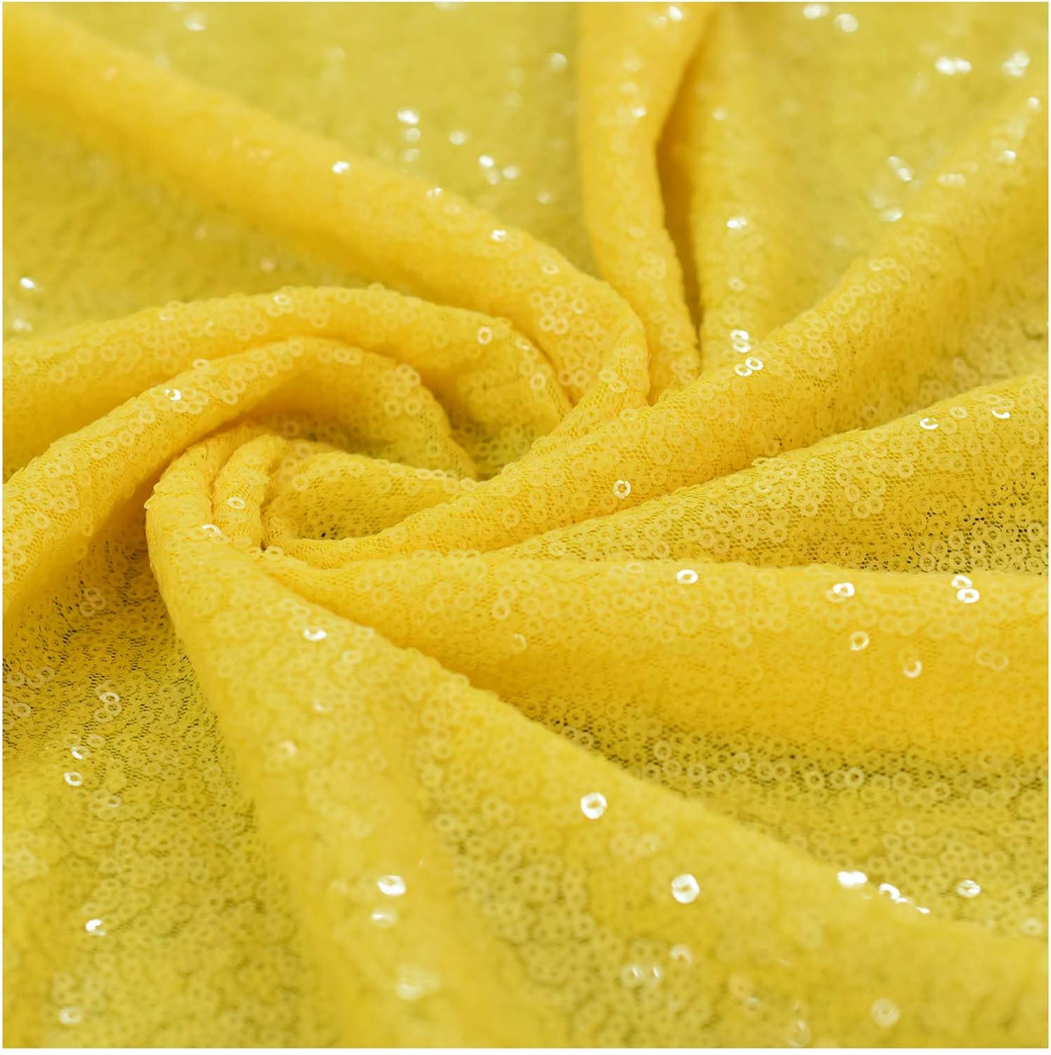 yellow sequin
