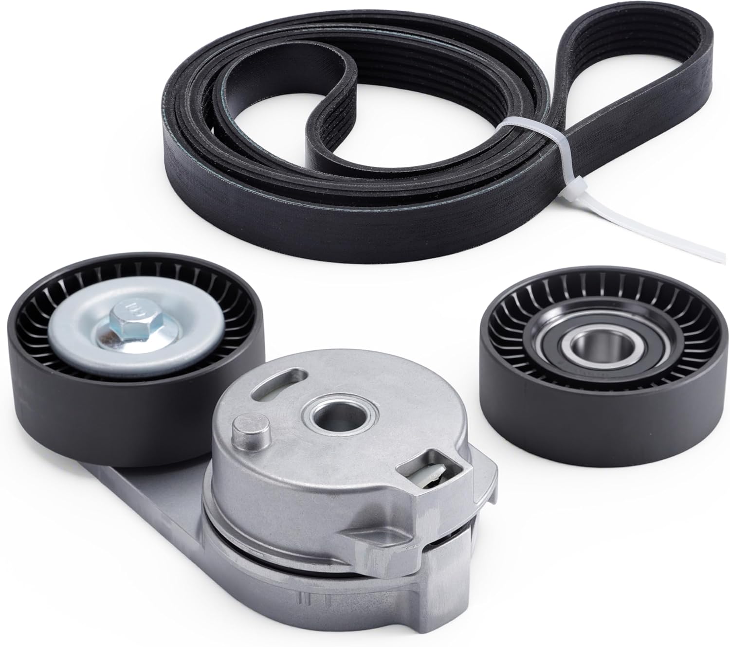 Serpentine Belt Tensioner Idler Pulley Kit for Ram 1500 5.7L V8 2013-2022, for Ram 1500 Classic 2019-2022 5.7L V8, OHV Only, OE 38323 38018 06A903315D