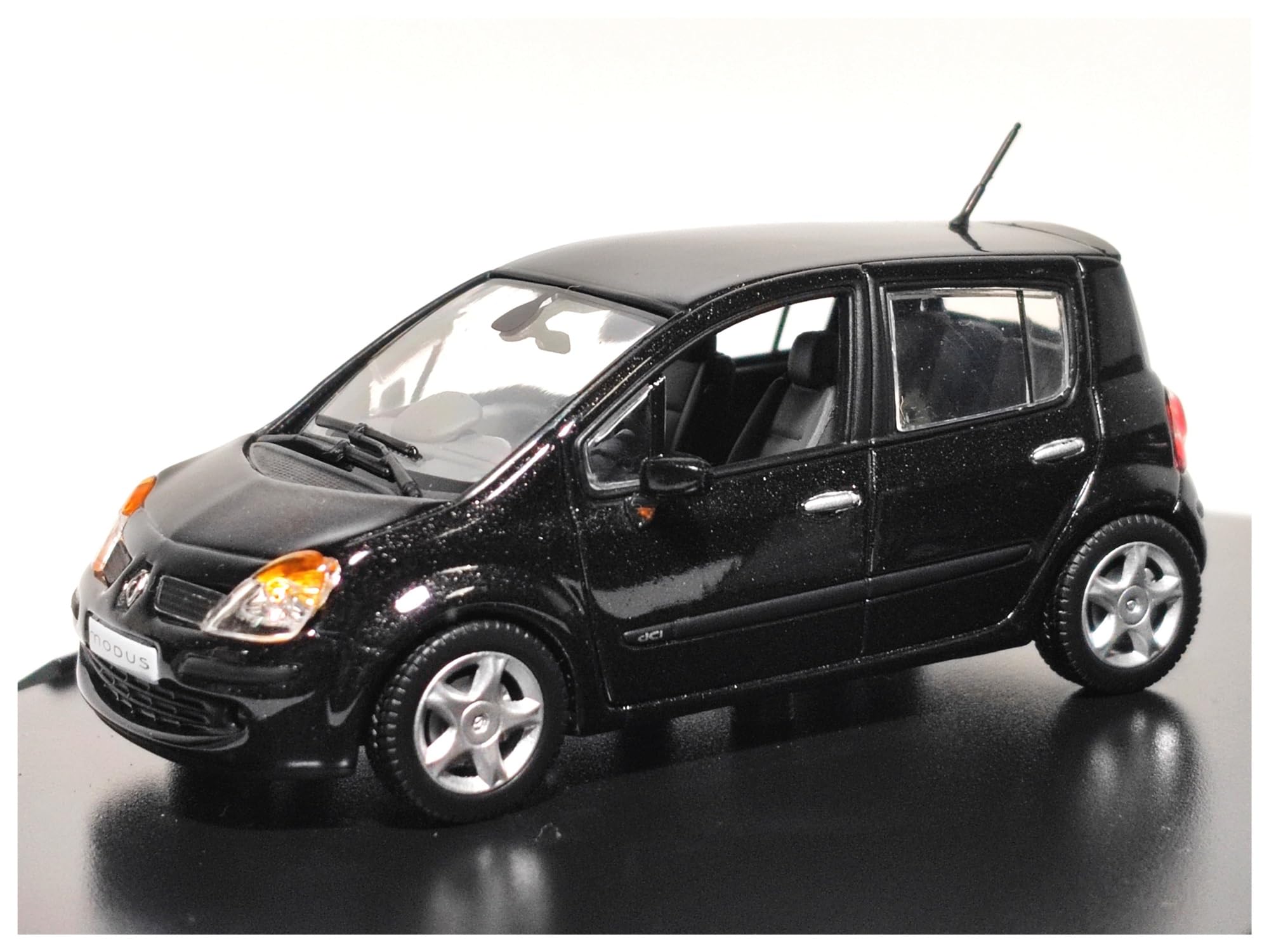 1 43 Per Renault Modus Berlina Nera In Lega Veicolo Miniatura Ornamenti Mini Veicoli Giocattoli