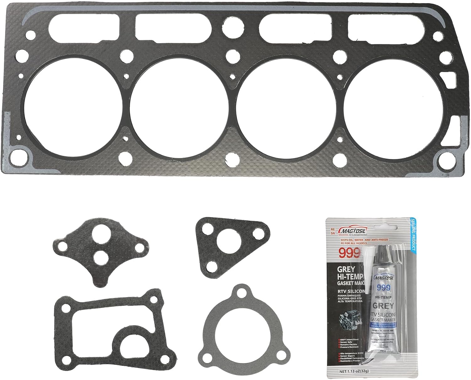 KAC Head Gasket, Engine Cylinder Head Gasket Set for 1998-2003 S10 2.2L, 1998-2002 Cavalier, 1998-2003 Sonoma 2.2L, 1998-2002 Sunfire 2.2L Head Gasket Sets HS9170PT-1, HS9170PT-2, ES72170