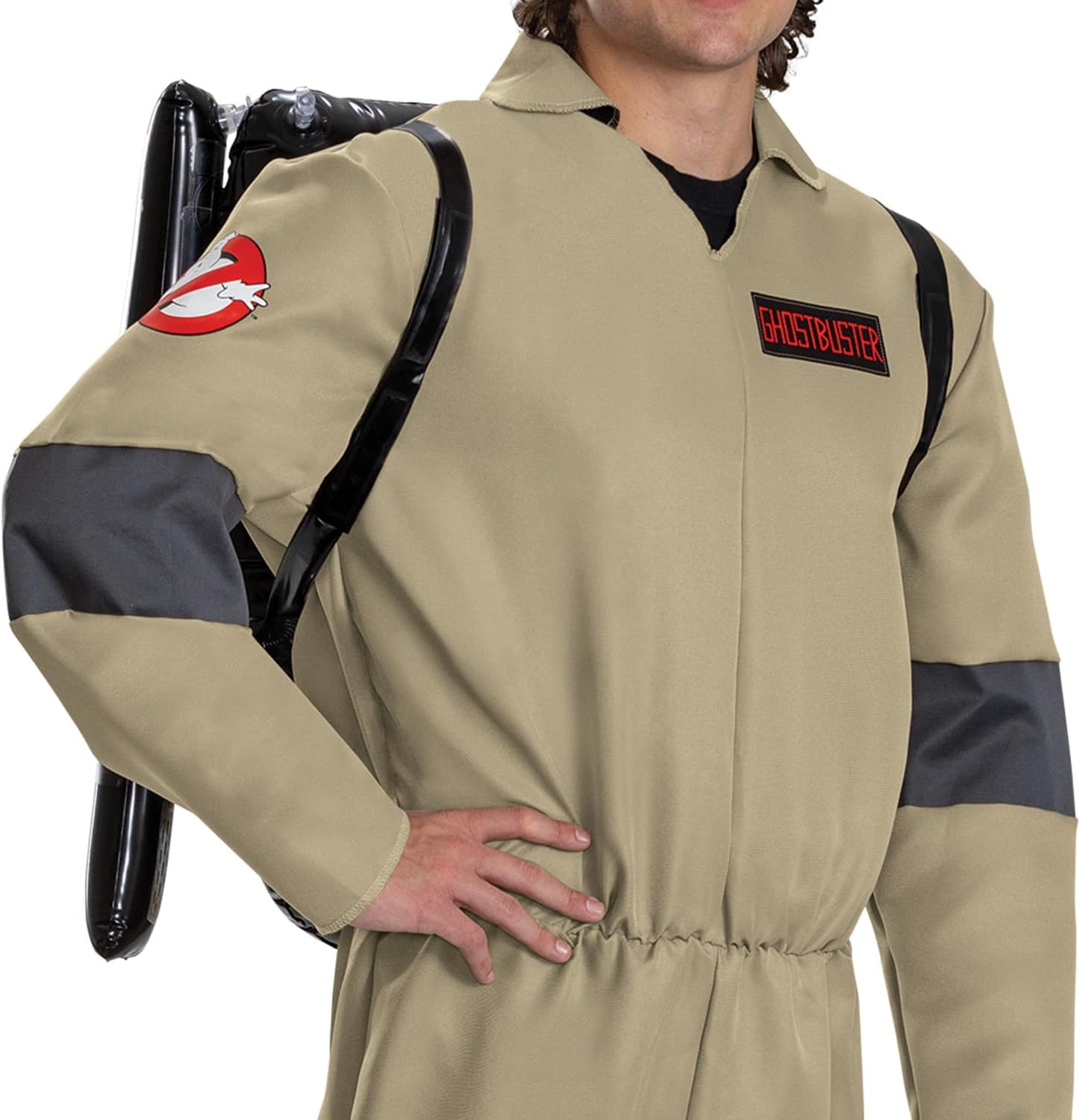 Disguise Ghostbusters Adult Costume, Offiical Ghostbusters Frozen Empire Halloween Costume Jumpsuit, Size L/XL - Image 3