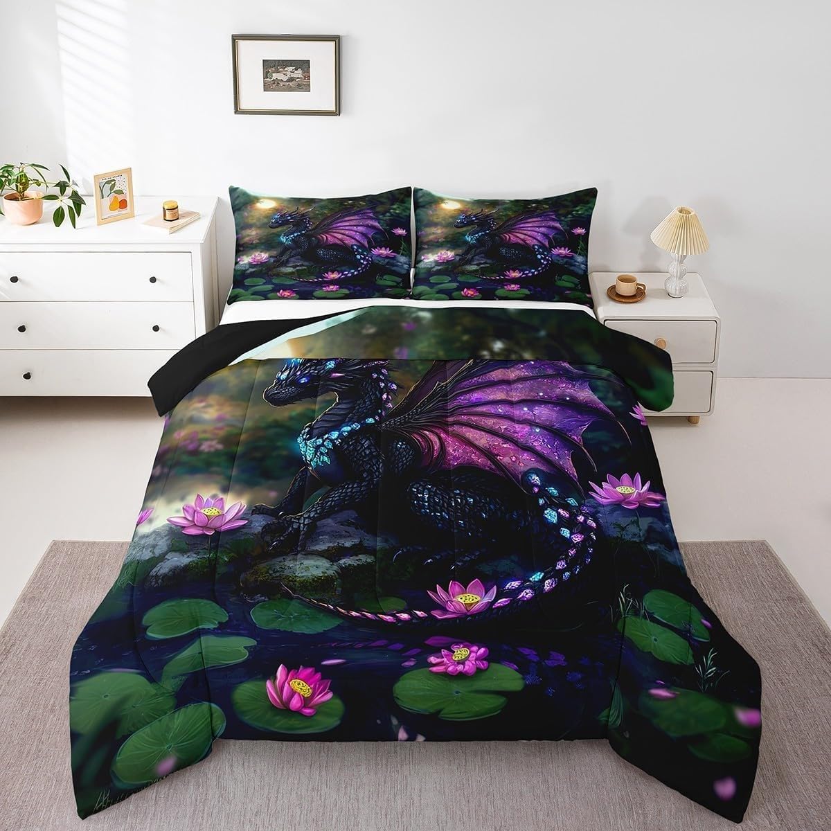 Couette chaude 240x260 en microfibre douce lavable pour 2 personnes