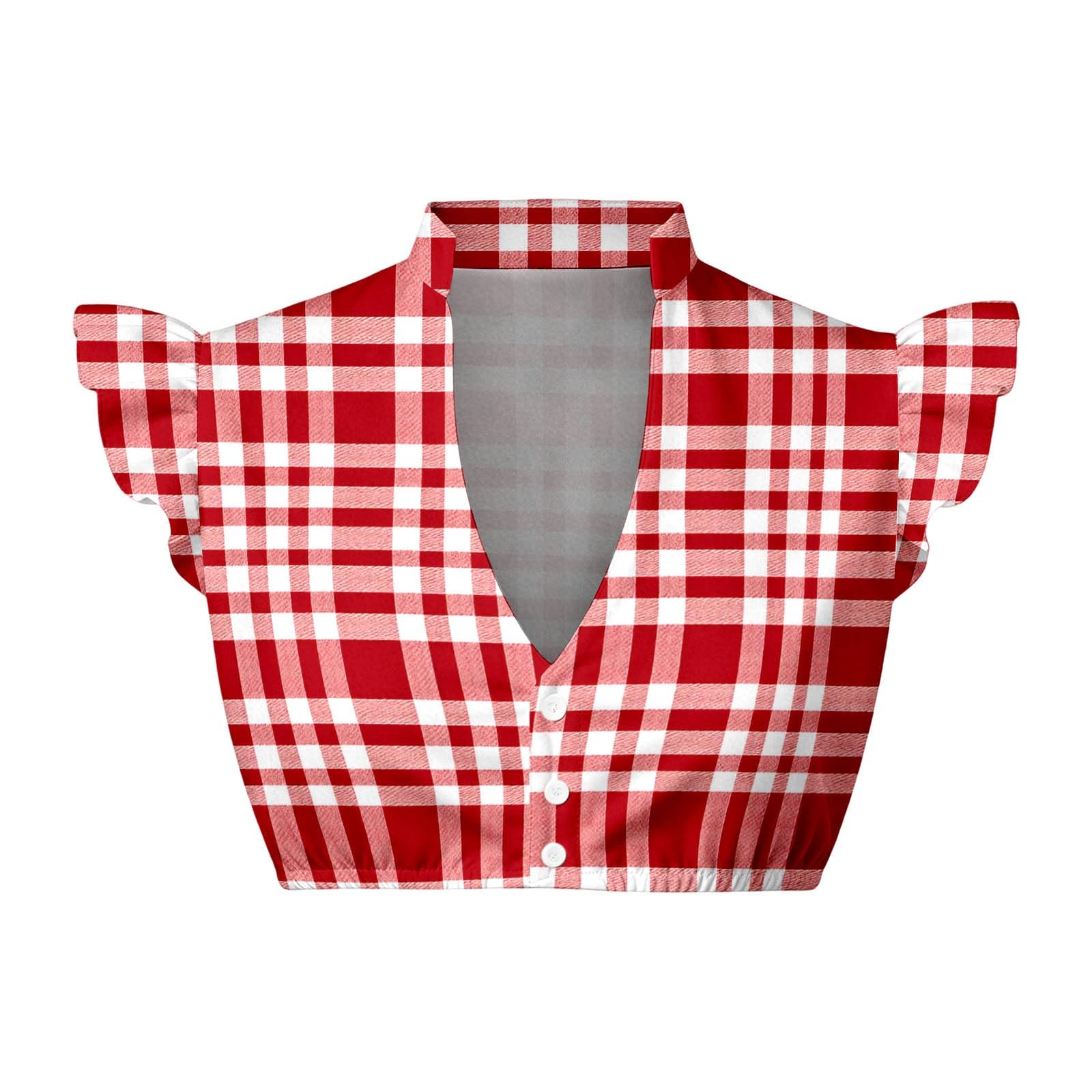Generisch Camicetta da donna con maniche ad aletta, camicetta bavarese bianca per feste della birra, con stampa, per abbigliamento, biancheria da notte e loungewear