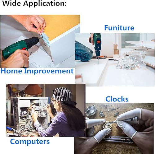 Miniatura 7 de Juego de 1100 tornillos de cabeza redonda para computadora laptop, mini tornillos Phillips avellanados M1.2,M1.4,M1.5,M2 para reparación de