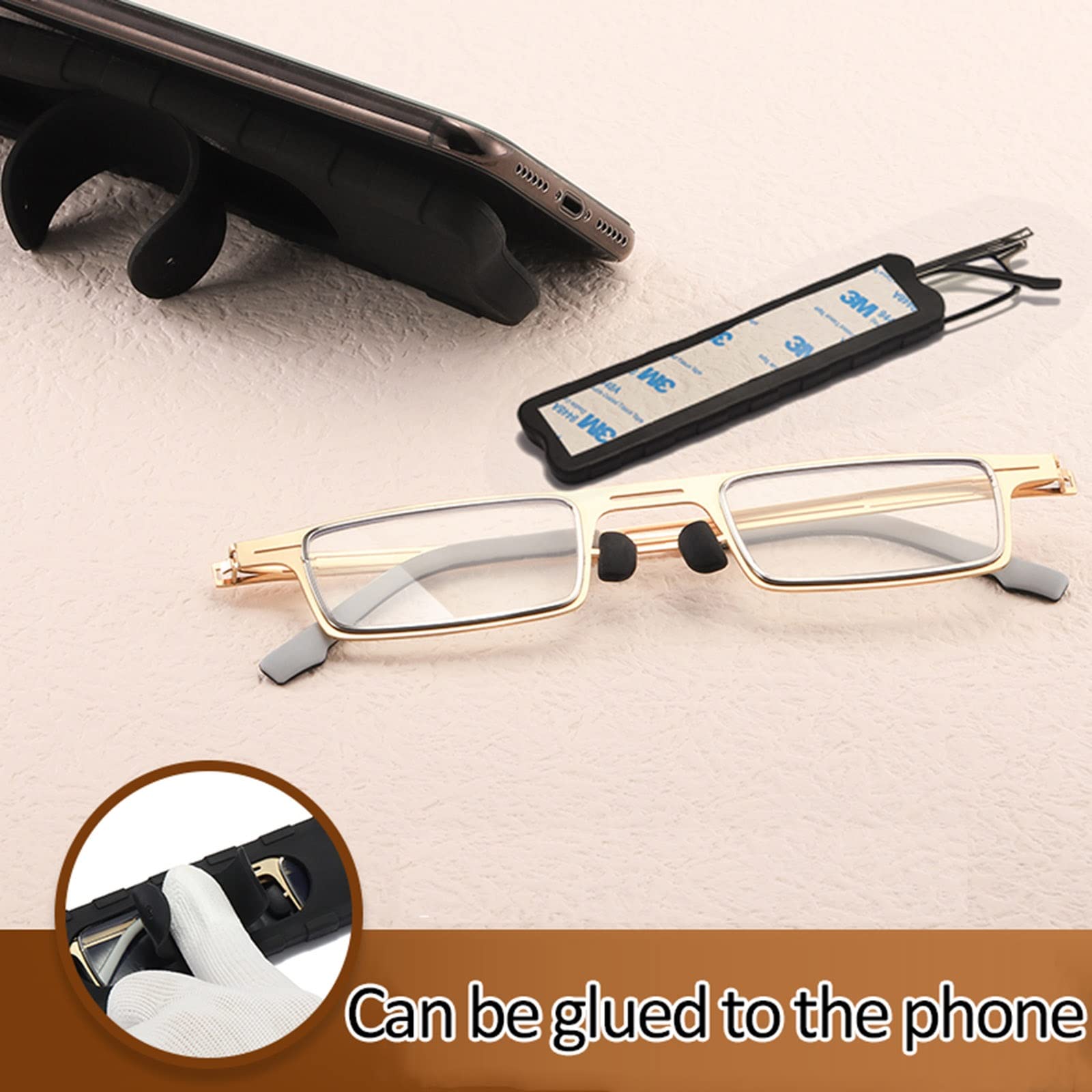 Ultradünne Tragbare Lesebrille Mit Blaulichtfilter Für Damen Und Herren, Leichte, Kompakte Lesebrille/Silver/1