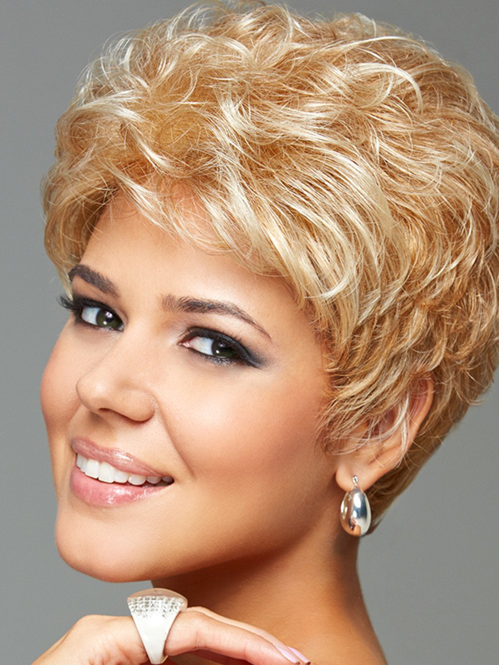 Eva Gabor Acclaim Short Layered Average Size Comfort Cap Wig, Sugared Walnut by Hairuwear