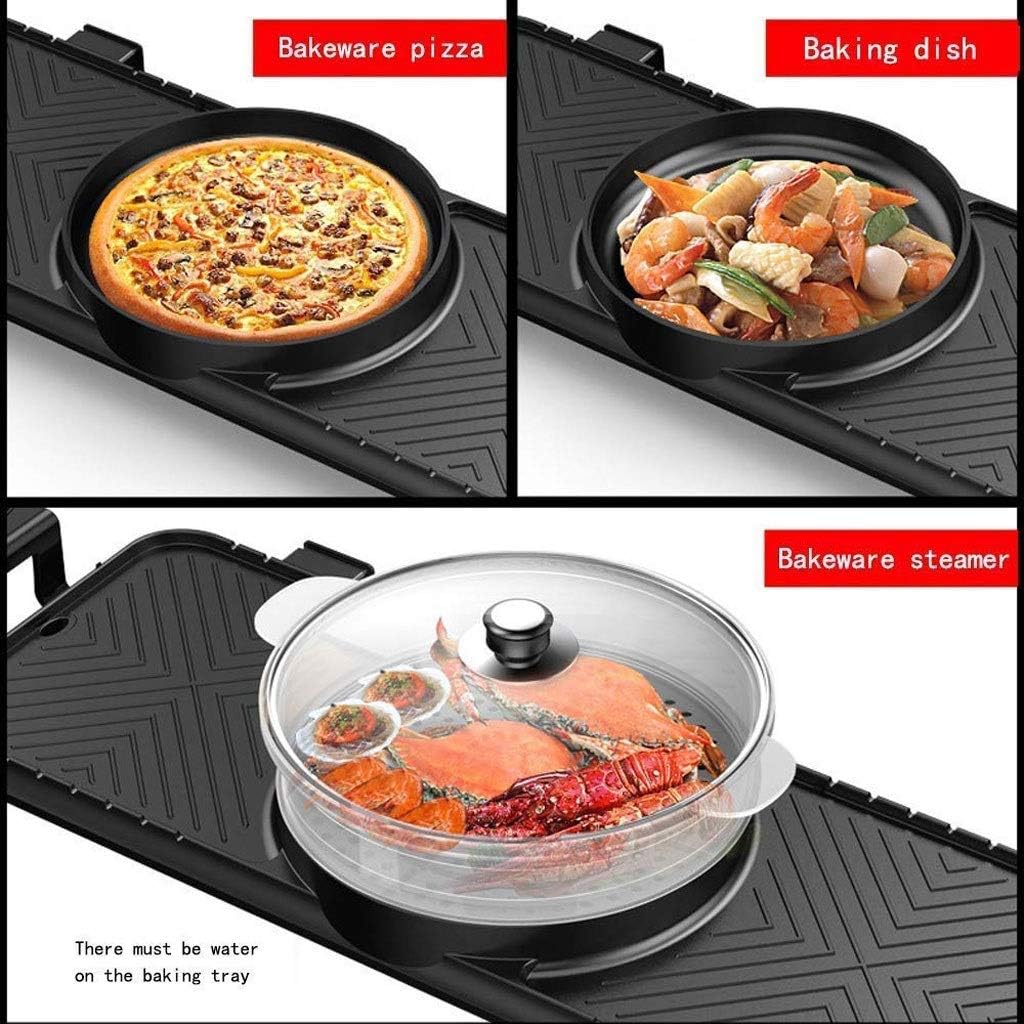 Electric Grill，Indoor Hot Pot Multifunctional, Teppanyaki Grill Barbecue Household