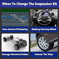 Vista 3 de Enlace de barra estabilizadora, K80880 Enlace de barra estabilizadora con junta esférica Compatible con Ford Escape 2013-2018, Ford Focus 2012-2018