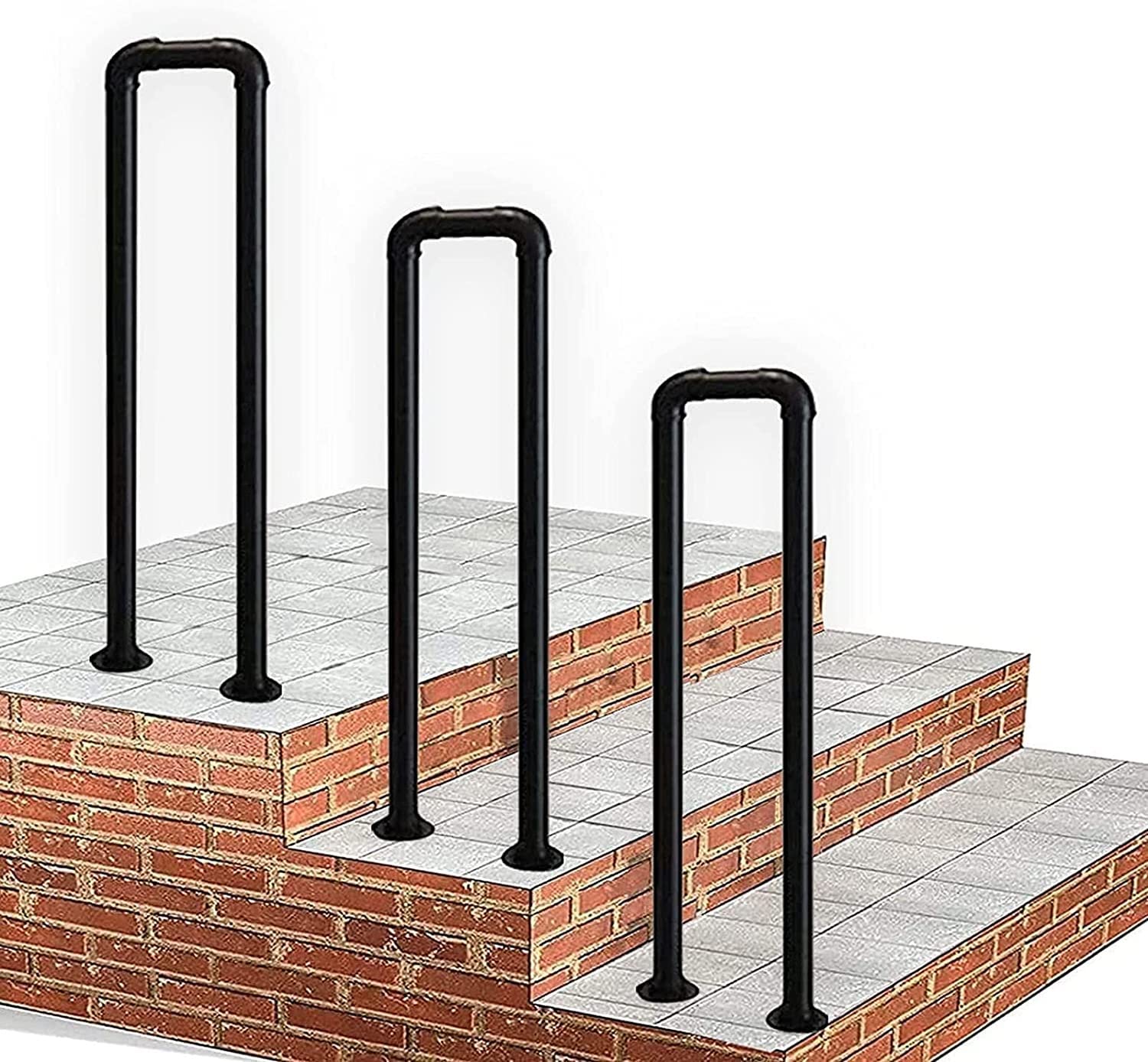 Main courante de type U pour sécuriser les marches glissantes en hiver
