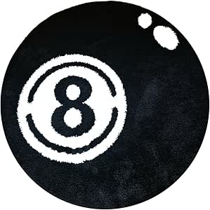 Bague De Billard 8 Boules, Anneau De Billard Noir Réglable Numéro 8
