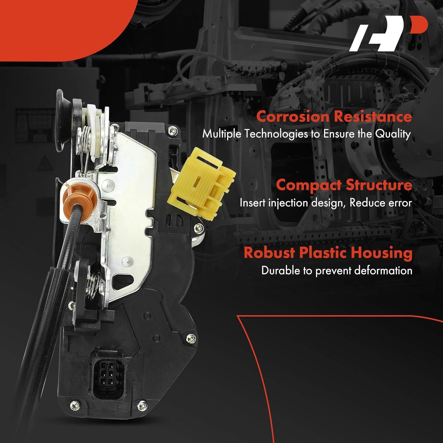 A-Premium Rear Right Passenger Side Door Lock Actuator Compatible with Chevrolet Chevy Silverado 1500 2500HD 3500HD Suburban Avalanche Tahoe & GMC Sierra Yukon & Cadillac Escalade