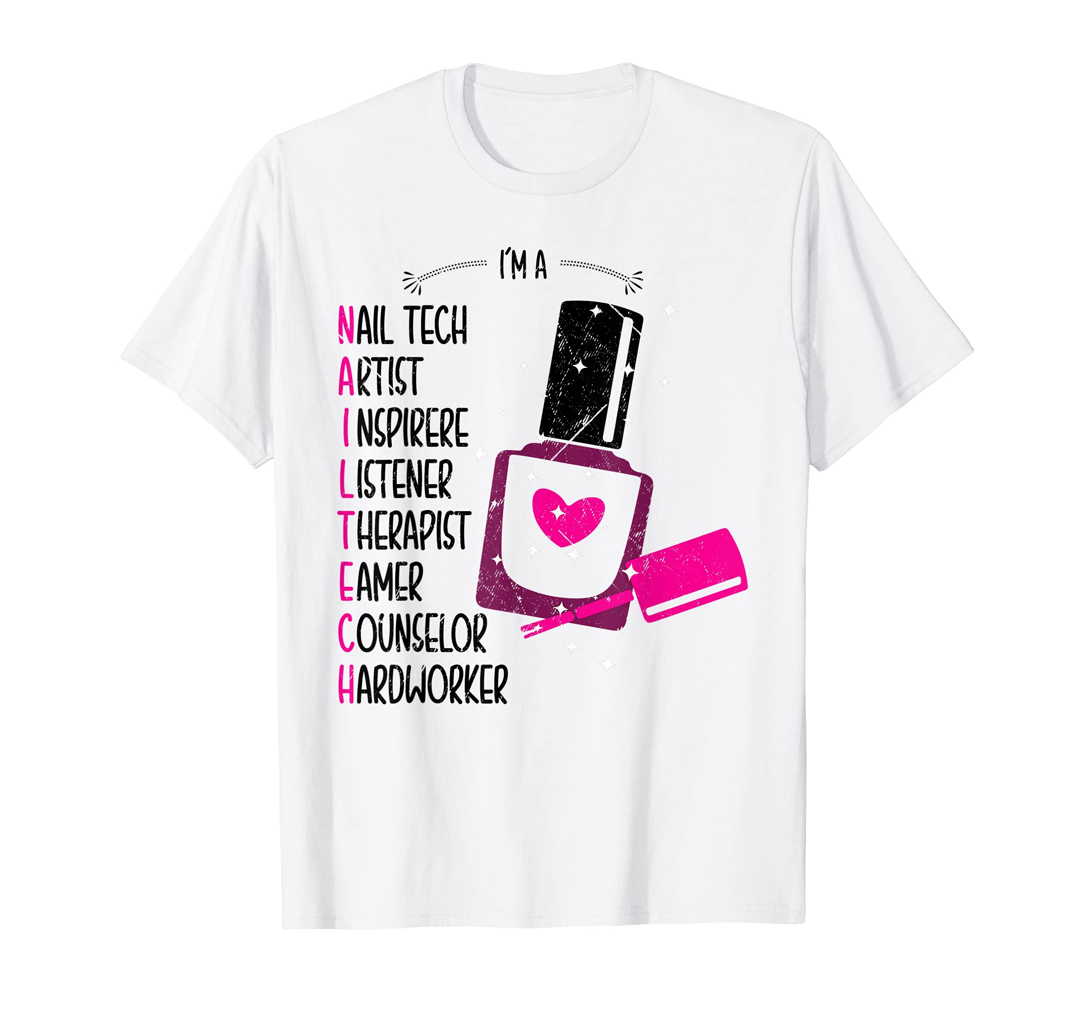 Funny Nail Tech Counselor Manicurist Apparel CoNail Technician Counselor Tech Artist Inspirer Manicurist T-Shirt
