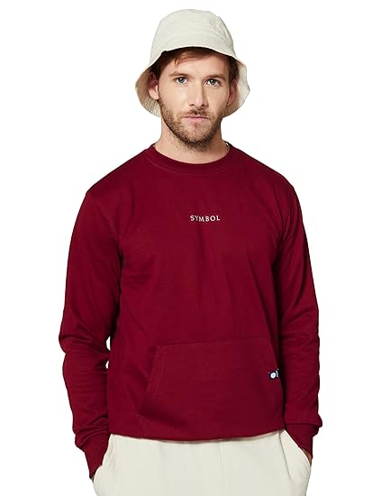 Men's Cotton Rich Light Weight Crew Neck/Hooded Sweatshirt (Regular Fit)
