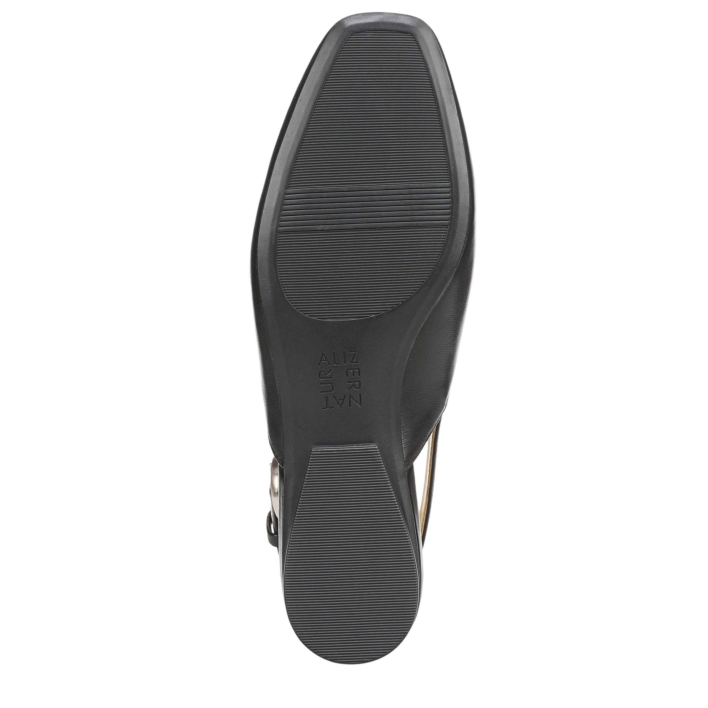 Naturalizer Zapatos de Mujer con Cristales, Piel Negra, 5 UK Wide