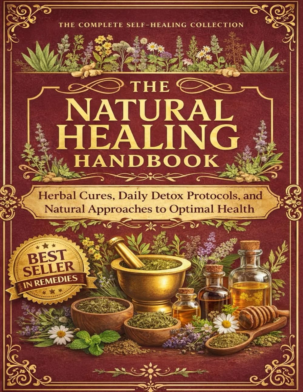 The Natural Healing Handbook: Herbal Cures, Daily Detox Protocols, and Natural Approaches to Optimal Health