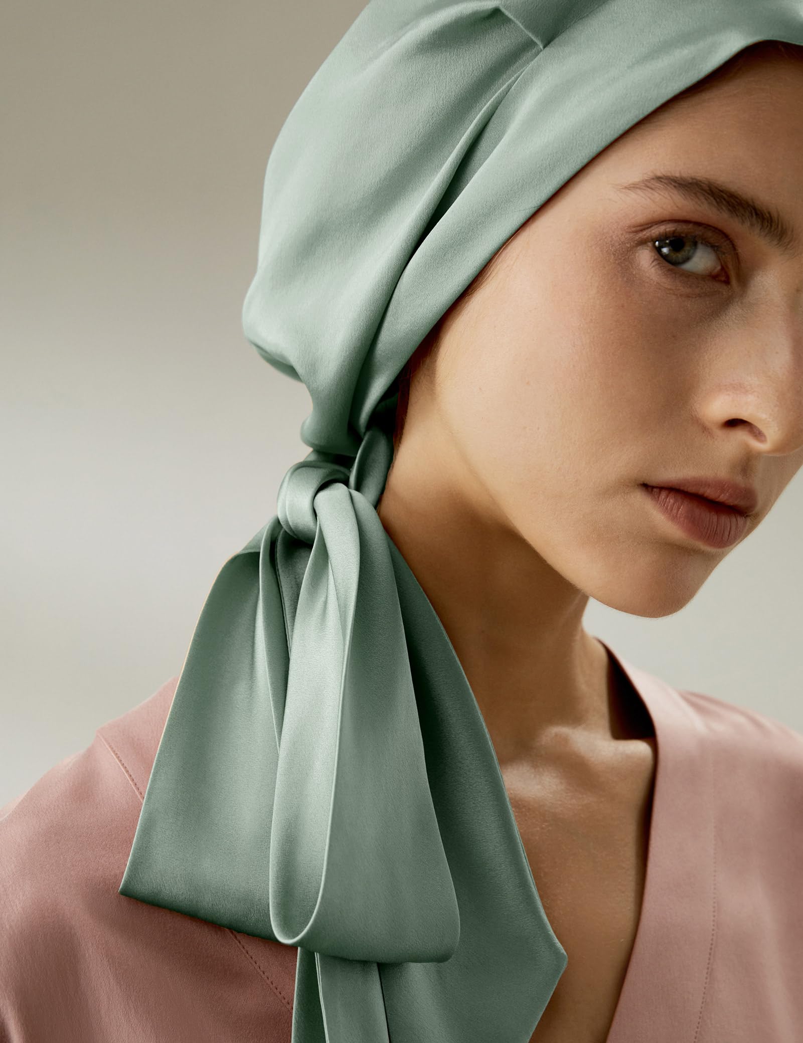 LilySilk Damen 100% Reine Maulbeerseide Seidenmütze zum Schlafen