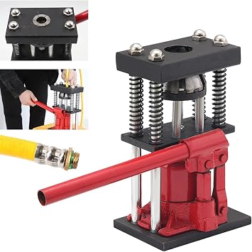 YG-04 Manual Hydraulic Crimping Tool, Compatible with High Pressure Hoses, 68 Square Crimping for Agricultural and Industrial Use, Durable Design, Lightweight, Portable, Includes Hydraulic Pad