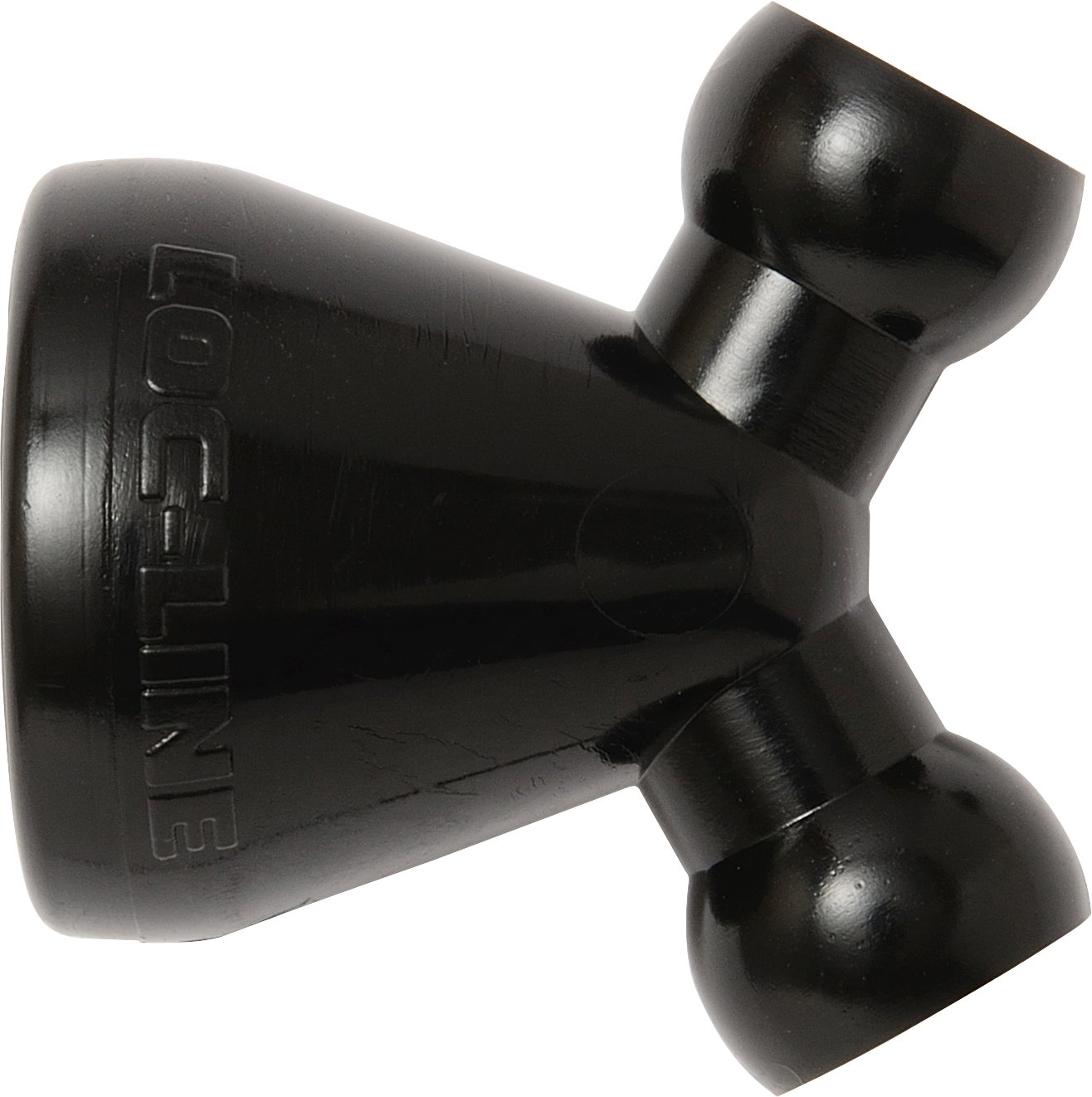 Loc-Line Coolant Hose Component, Black Acetal Copolymer, 1/2