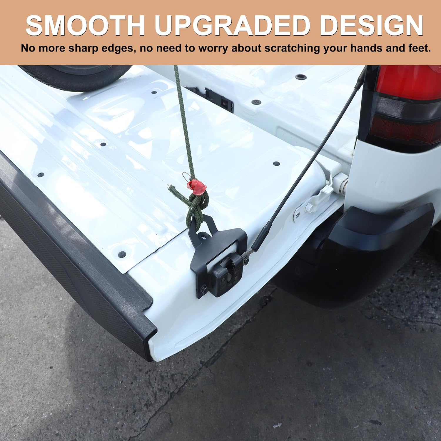 Car Tailgate Tie Down Anchor Bed Cleat Compatible with Nisan Frontier 2022-2025,Carbon Steel Heavy Duty Truck Tailgate Bed Tie Down Anchors Rings Trailers Hook Accessories (Style-A)