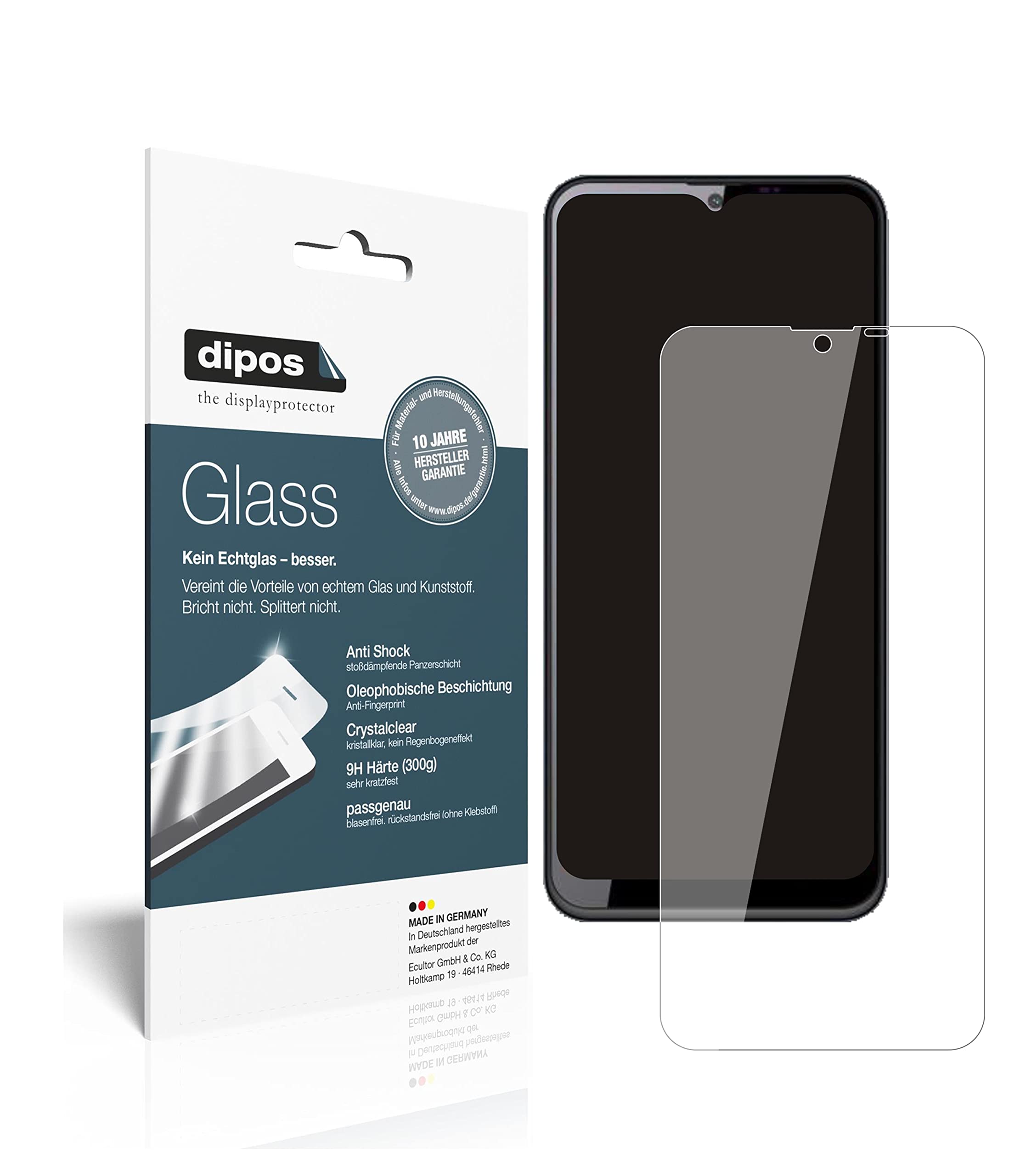 dipos I 4x Pellicola Protettiva compatibile con Oukitel C5