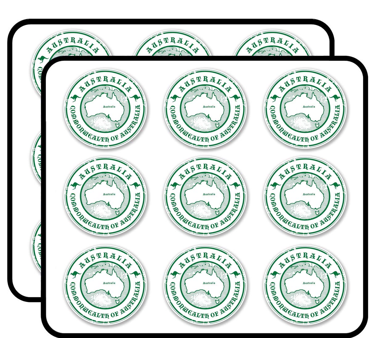 Australia 2" 18 Pack Planner Calender Scrapbooking Crafting Stickers