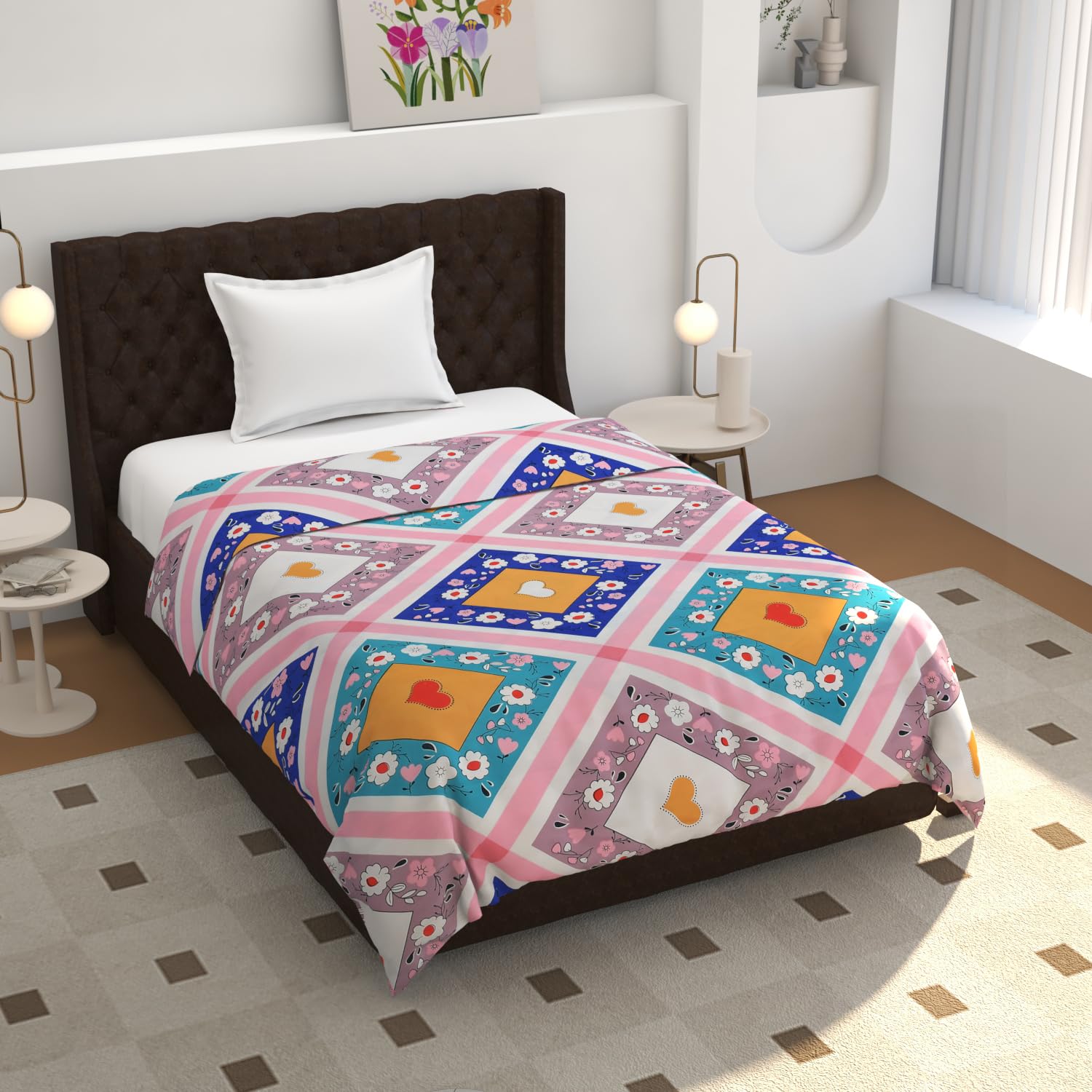 Premium Cotton Duvet Cover - Single & Double Bed -7