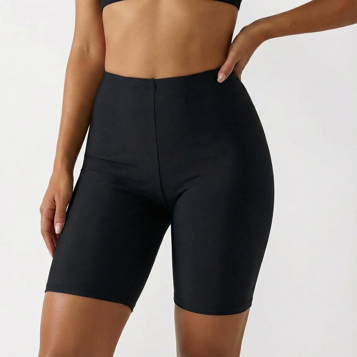 Firpearl Women's Swim Shorts UPF50+ Sport Board Shorts Plus Size Tankini Swimsuit Bottom - Image 4