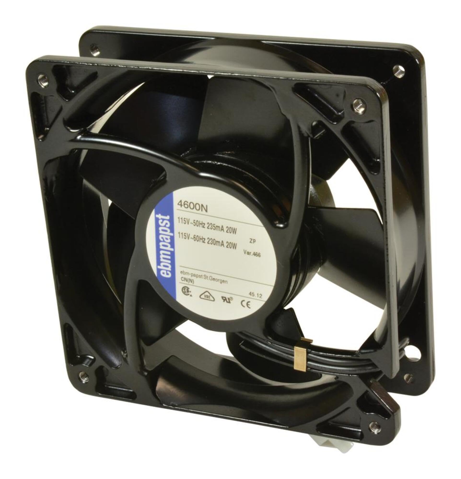 fana＊ EBM-PAPST 4600N-466 20W 230MA 115V-AC 106CFM Cooling Fan